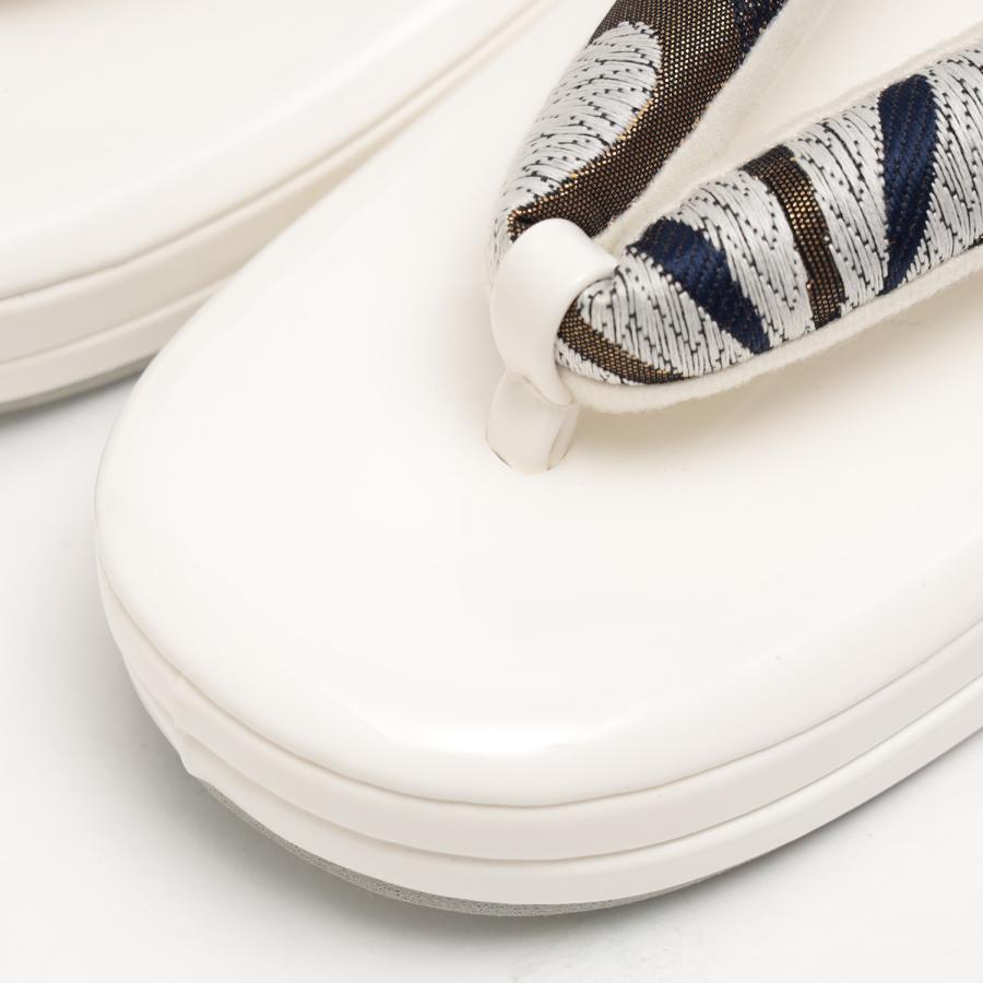 日本製 草履バッグセット 成人式 振袖 草履 バッグ レディース 白 紺