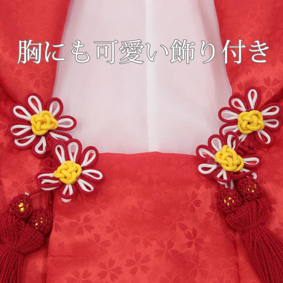 七五三 着物 長襦袢 しごき ピンク 花柄 洋柄 桜 七五三 着物 長襦袢 しごき ピンク 花柄 洋柄 桜