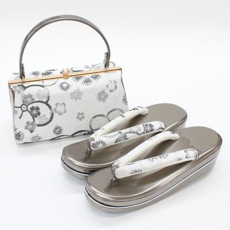 草履バッグセット 成人式 振袖用 草履 LL 2L 大きいサイズ 24.5