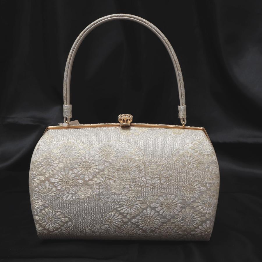 草履バッグセット 紗織 銀 シルバー  草履 Lサイズ 23.5-24.5cm 留袖 訪問着 フォーマル 礼装用 レディース 痛くない 和装バッグ 靴 下駄 履物の画像