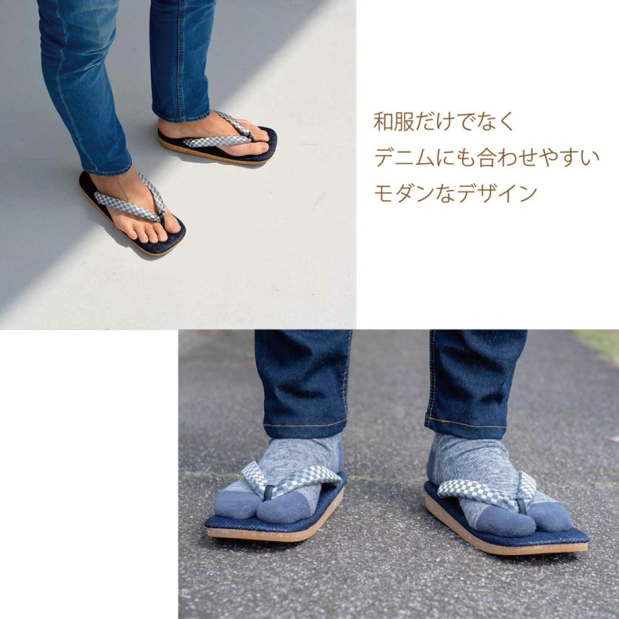 【セール】雪駄 【烏】手編雪駄 男性用L メンズ 和装 大和工房 雪駄 メンズ おしゃれ 紺 ネイビー グレー 草履 下駄 日本製