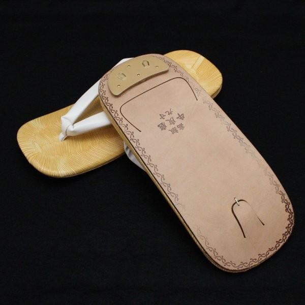 草履 メンズ 雪駄 男物 男性用 紳士 ｌｌサイズ 白い鼻緒 牛皮底 畳表調 浴衣 甚平 着物 和装 洋装 K211 きもの 京香 通販 Yahoo ショッピング