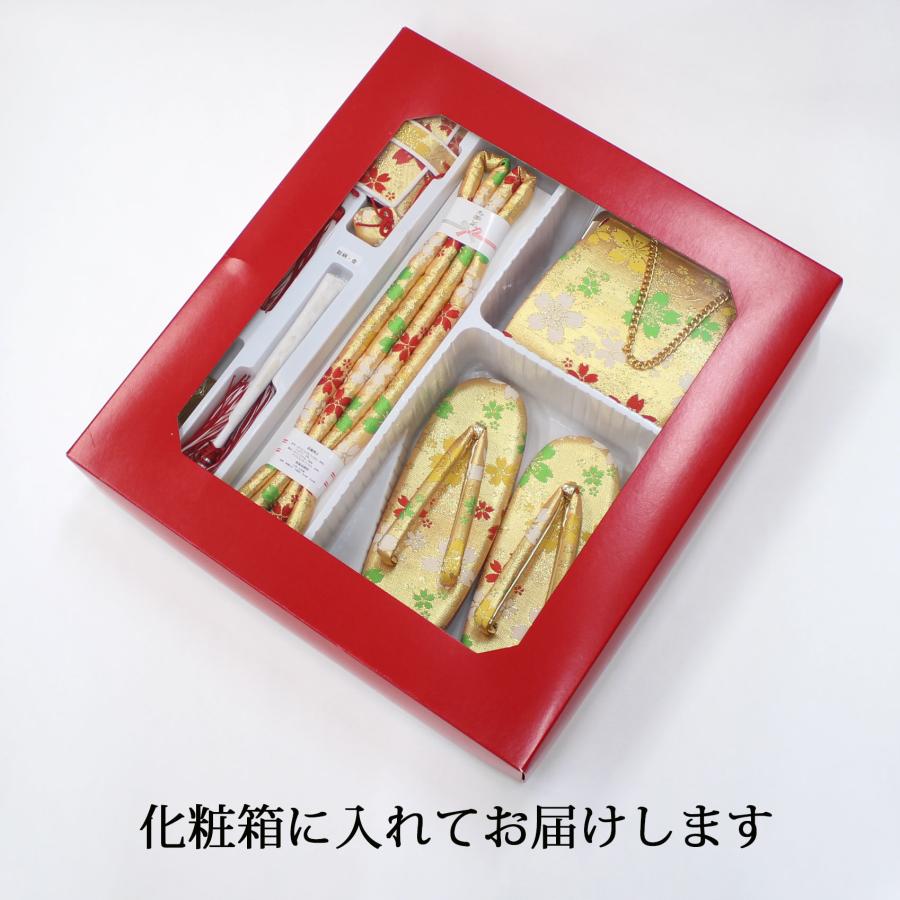 七五三 小物セット 箱迫セット はこせこセット 草履 バッグ 6点セット