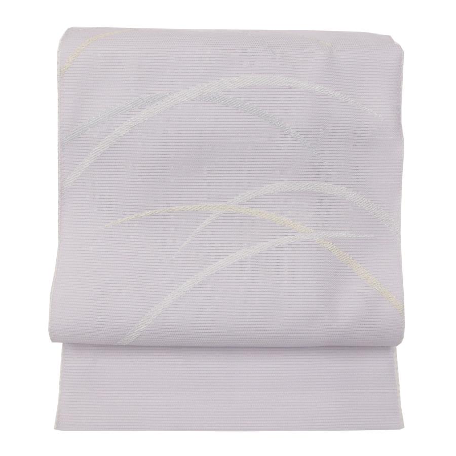 召しませ華 名古屋帯 夏 京袋帯 夏帯 麻 お太鼓柄 仕立て済 新品 未  