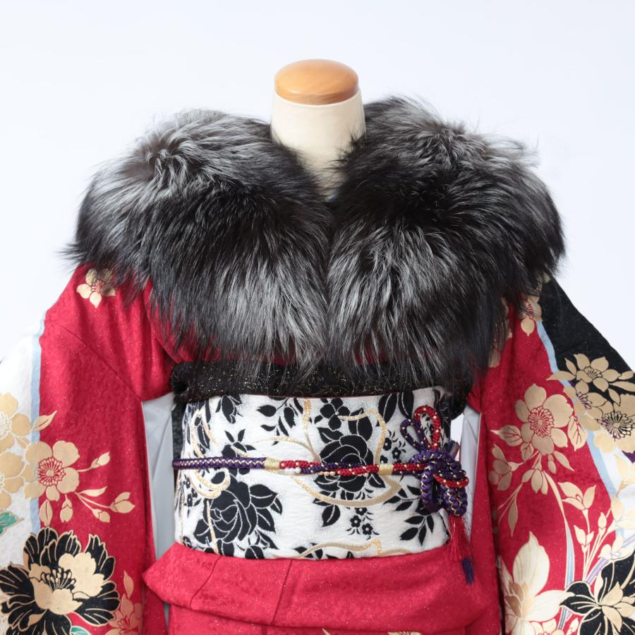 シルバーフォックス ファー ショール SAGA FURS 成人式 振袖 最 シルバーフォックス ファー ショール SAGA FURS 成人式 振袖 最