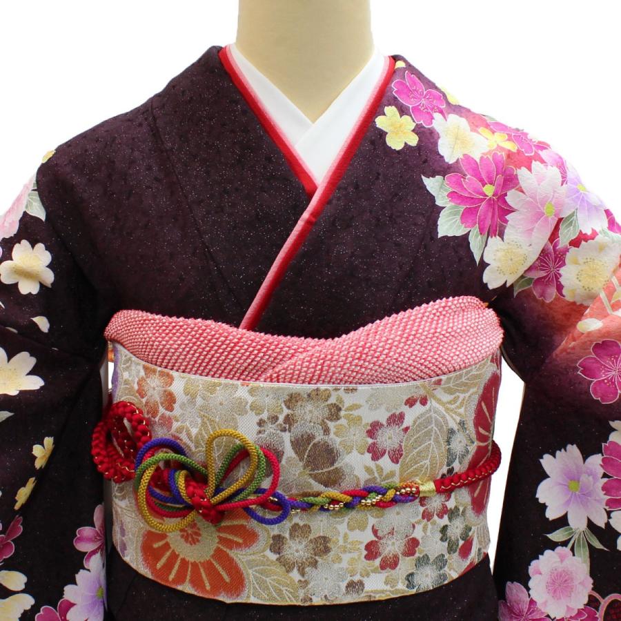 包装無料 送料無料 レンタル 成人式 振袖 レンタル 安い ネット 着物 高級 正絹 呉服屋 茶色 辻が花 格安 フルセット 身長 Cm 豪華 古典柄 Nr 133 全国配送 宅配レンタル 通販 レトロ モダン おしゃれ 可愛い 保証書付 Hill Country Visitor Com