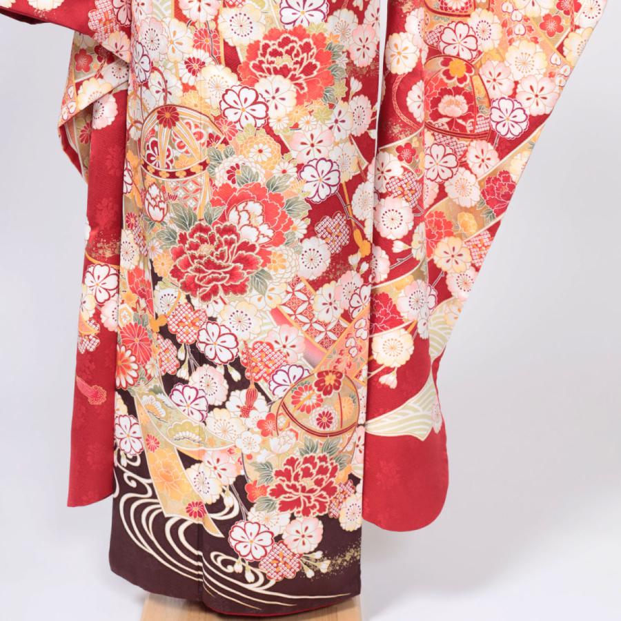 振袖 レンタル 成人式 1月 赤 身長162〜166.5cm 二十歳の集い 晴れ着