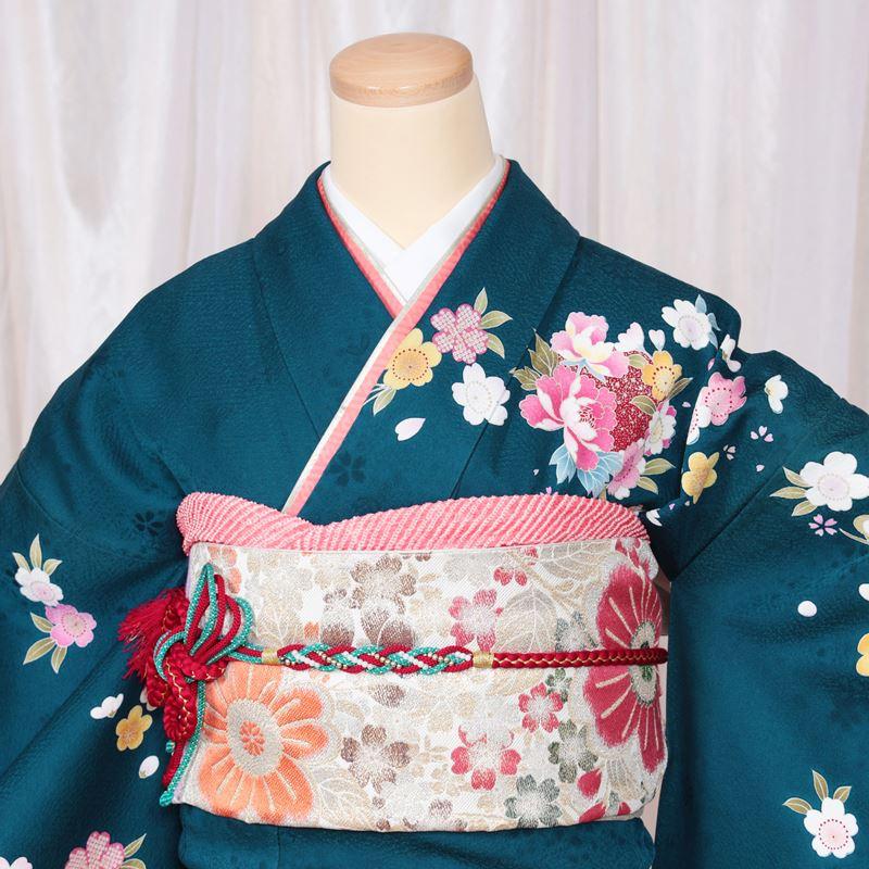 振袖フルセット 振袖セット 振袖 M～Lサイズ 深緑×新古典 美品 成人式 着物 晴れ着 7点フルセット F-214 楽天市場】【中古】振袖 7点フルセット Lサイズ 振袖セット 振袖フル