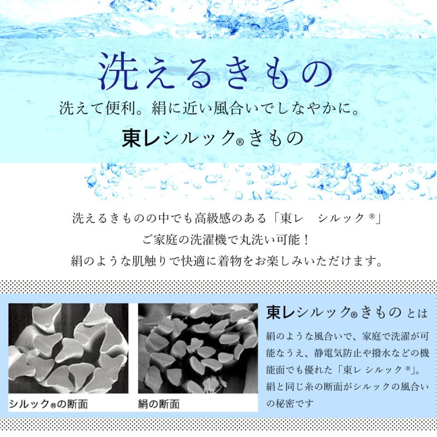 ＼抜き紋・お仕立て付き／ 東レ シルック 色無地 洗える着物 煤竹色 焦げ茶 ブラウン 反物 生地 誂え オーダー sillook 袷 単衣 冬 春秋 着尺 レディース 女性の画像