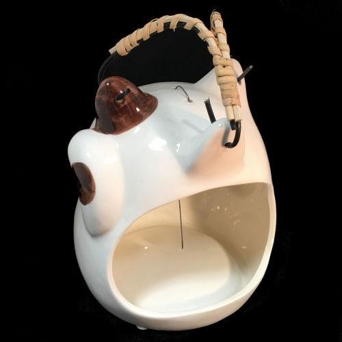 蚊取り線香入れ 招き猫 陶器 蚊取り線香 蚊遣り 置物 金運招福