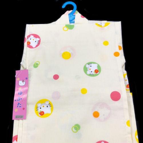 超美品　大人浴衣　浴衣　夏物　161　平成　女児系　キティ　 水色　00's 超美品 大人浴衣 浴衣 夏物 161 平成 女児系 キティ 水色 00's
