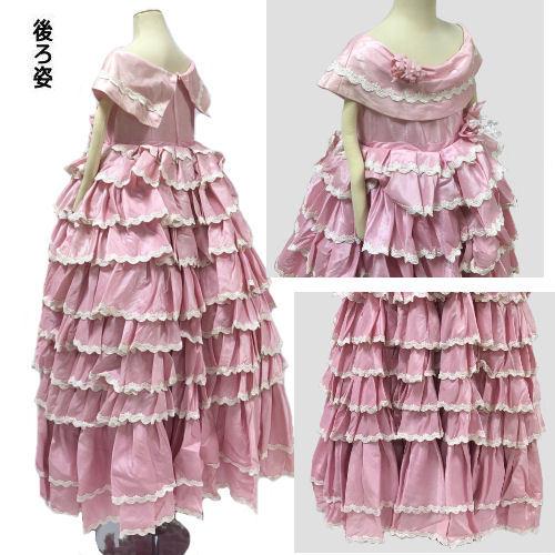 子供ドレス ピンク系 販売 ドレス 子供用 ワンピース サイズ140 ロング 