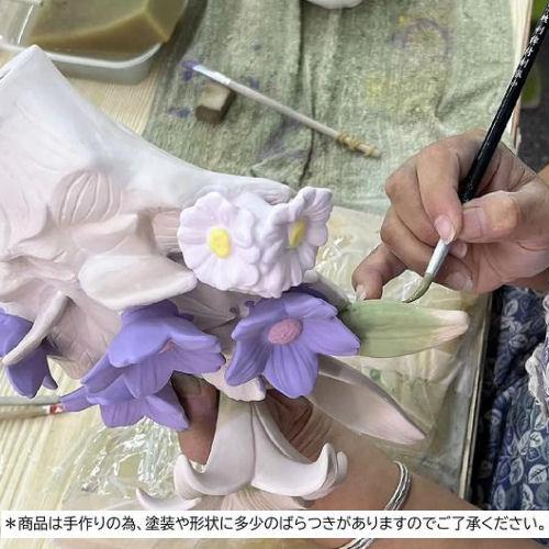 墓花 花RENNU カレンヌ 1対 L 陶器 設置キット付 お墓参り 枯れないお供え花 2束セット 切花 お供え花 法事 お彼岸 お盆 四十九日 仏花 ヒマワリ トルコギキョウ_8