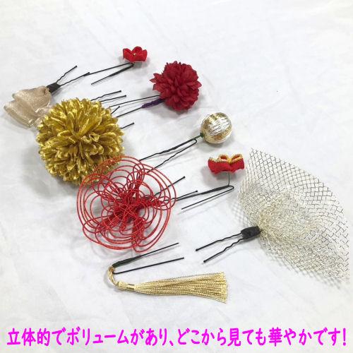 ❤︎プレミアム限定172 キラキラストーン付タッセルの雫のヘアクリップ