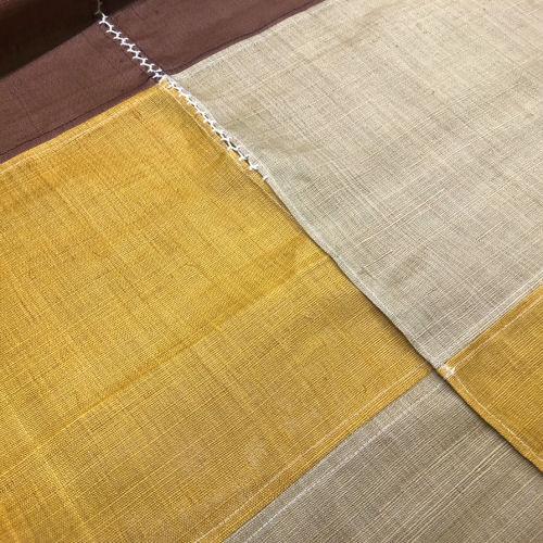 麻のれん 本麻のれん きりばみ染め 本草木染め インテリア 暖簾