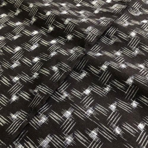 暖簾・絣(A) ／ 手織り・木綿・藍染め のれん 久留米絣のれん 手織り
