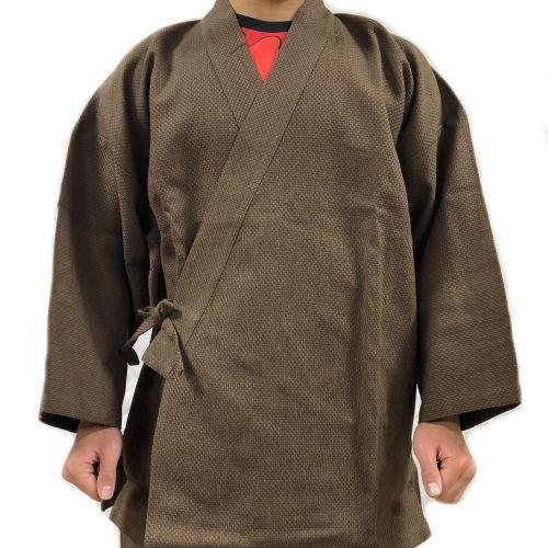 作務衣　手紡ぎ手織り生地　綿100% 先染め　オールハンドメイド作務衣 作務衣 手紡ぎ手織り生地 綿100% 先染め オールハンドメイド作務