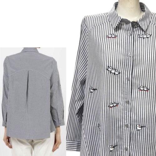 シャツ/ブラウス(長袖/七分) HAENGNAE Amazon | [Tiernyueth] 七分袖 レディース 立ち襟 シャツ V