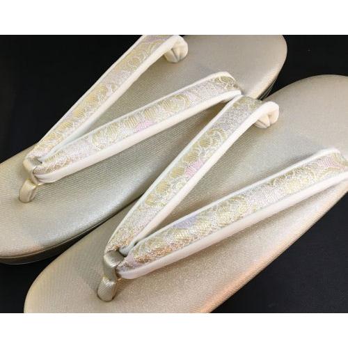 草履バッグセット 留袖 紗織謹製 フリーサイズ パールトーン加工 二本  