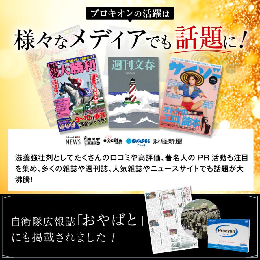 プロキオン procyon 指定医薬部外品 60日分 男性 活力ケア 厳選配合
