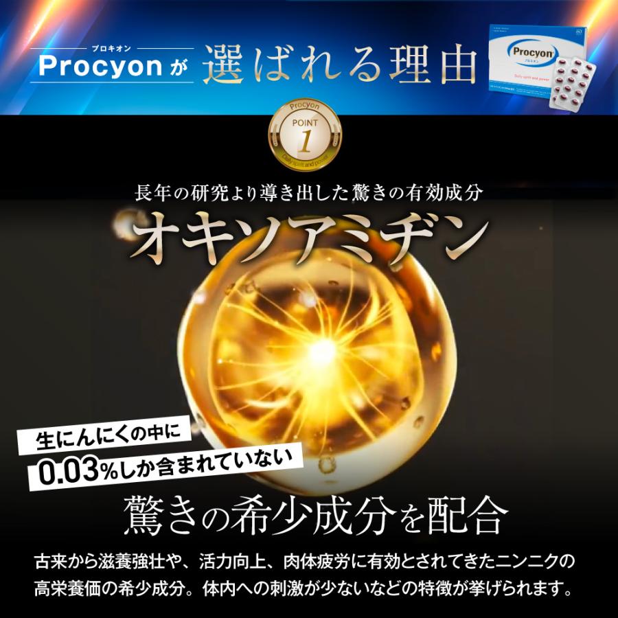 京福堂 プロキオン３０日60カプセル2個 プロキオン procyon 指定医薬部外品 30日分 男性 活力ケア 厳選配合