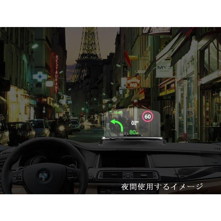 ヘッドアップディスプレイ ワイヤレス充電 ナビゲーション 携帯用