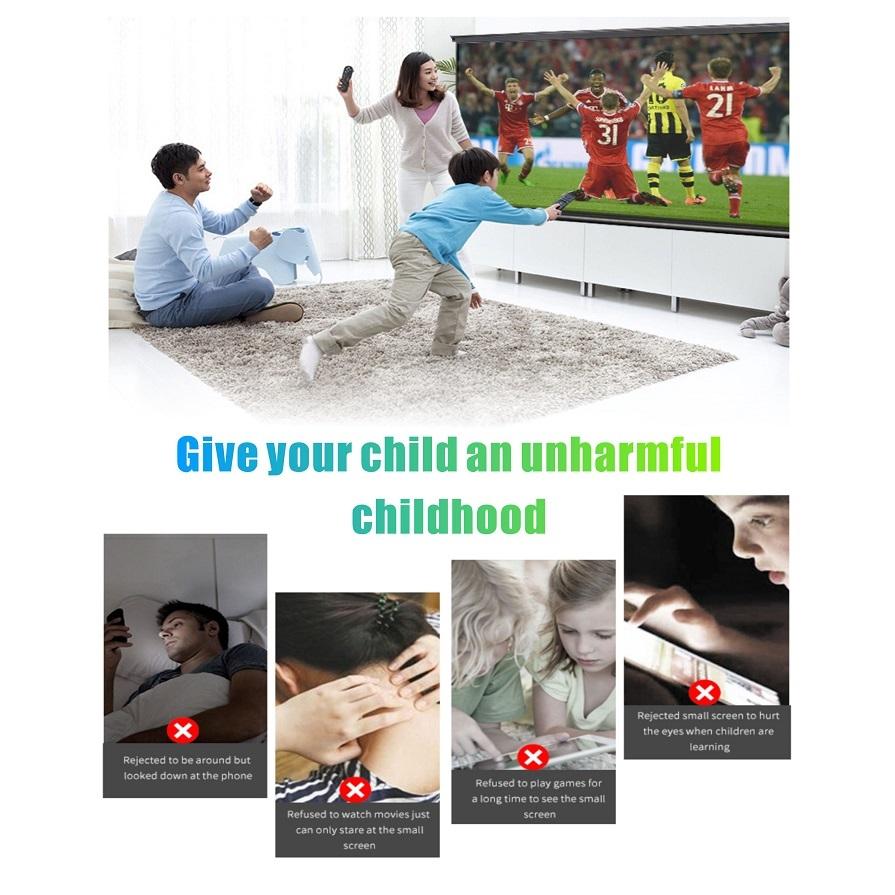 ホームプロジェクター YouTube Netflix 視聴可能 android アンドロイド搭載 プロジェクター 家庭用 スマホ パソコン iphone ホームシアター ゲーム 映画_4