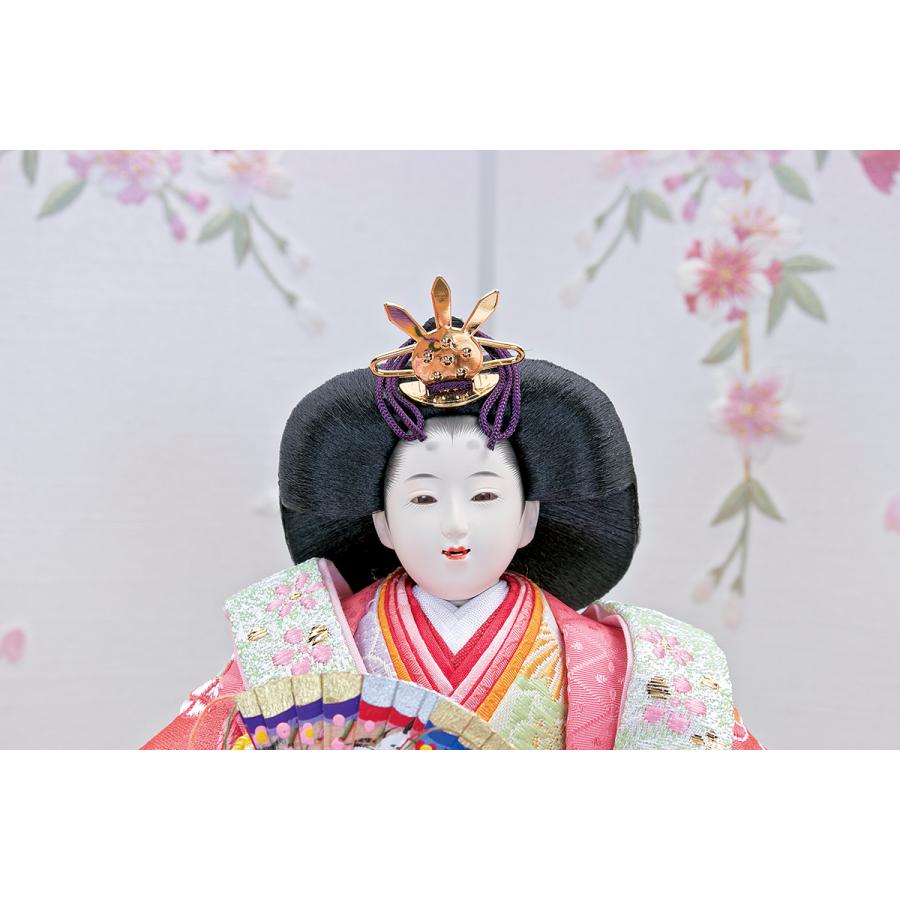引出物引出物雛人形 久月 収納三段飾り ひな人形 三段飾り 五人飾り 三