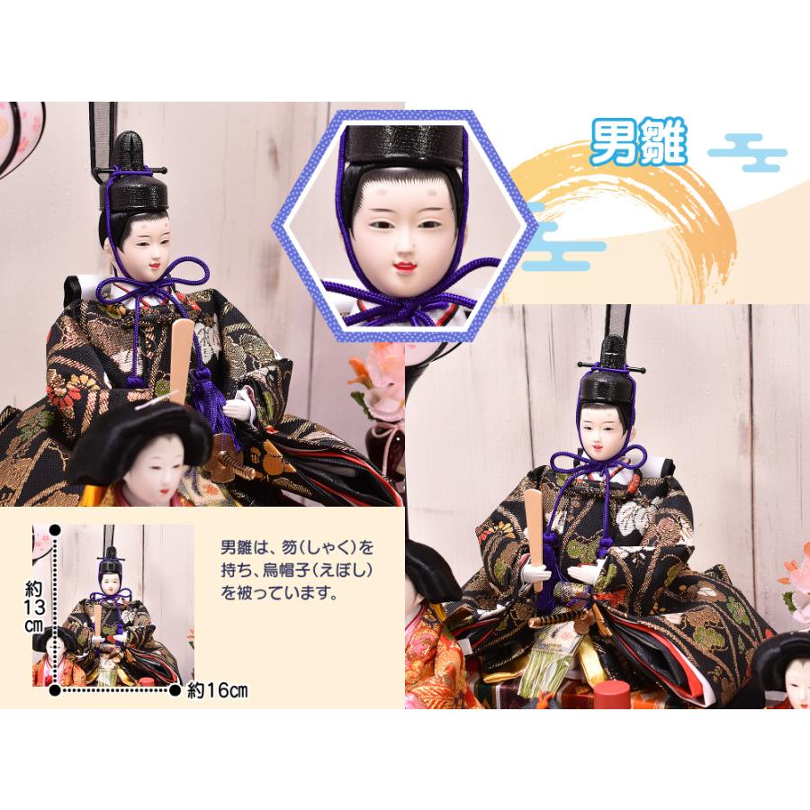 新品 雛人形 ケース かぶせ 六面体 黒 約51×90×47cm ひな人形 お雛様 ひな祭り 節句人形 楽天市場】雛人形 【 ケース飾り かがやき雛 固定式