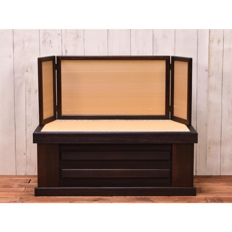 雛人形 ひな人形 収納飾り「平安天鳳作 正倉院」 間口75cm 収納飾り