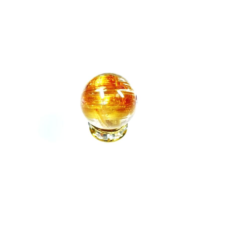 現品一点物 粒売り ゴールド キャッツアイルチル 8ミリ Cagts7