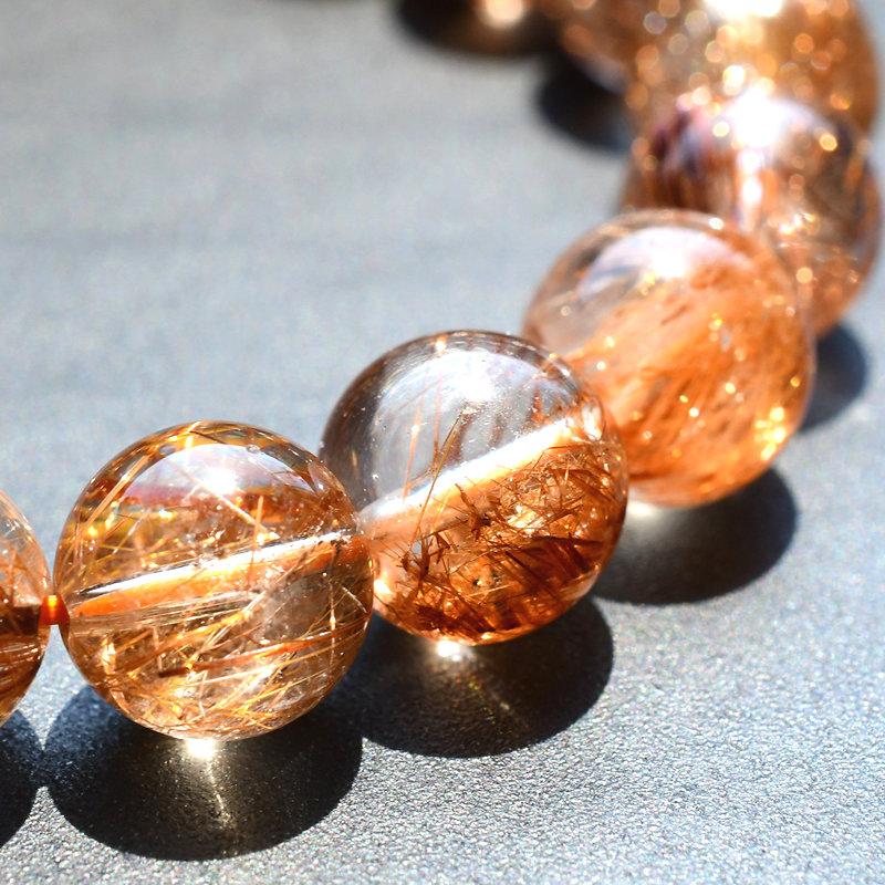 シラー効果が洗練された存在感を魅せる逸品☆】10mmミックスルチル