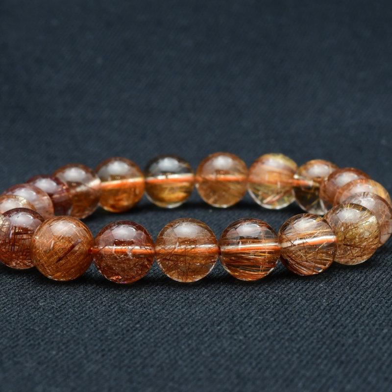 シラー効果が洗練された存在感を魅せる逸品☆】10mmミックスルチル