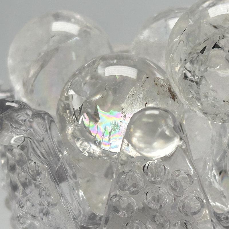 風水 鬼門浄化 運気アップ【虹の光が幸運に導く】アイリスクォーツ