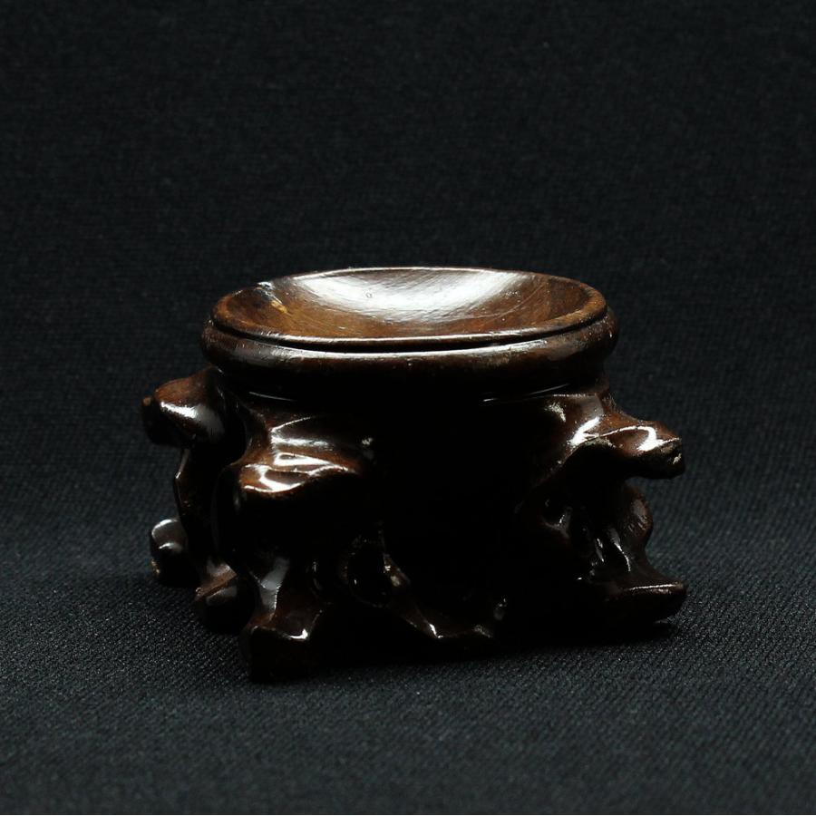 天然石 虹入りシトリン スフィア 約60mm 299g GHSU7 台座付き