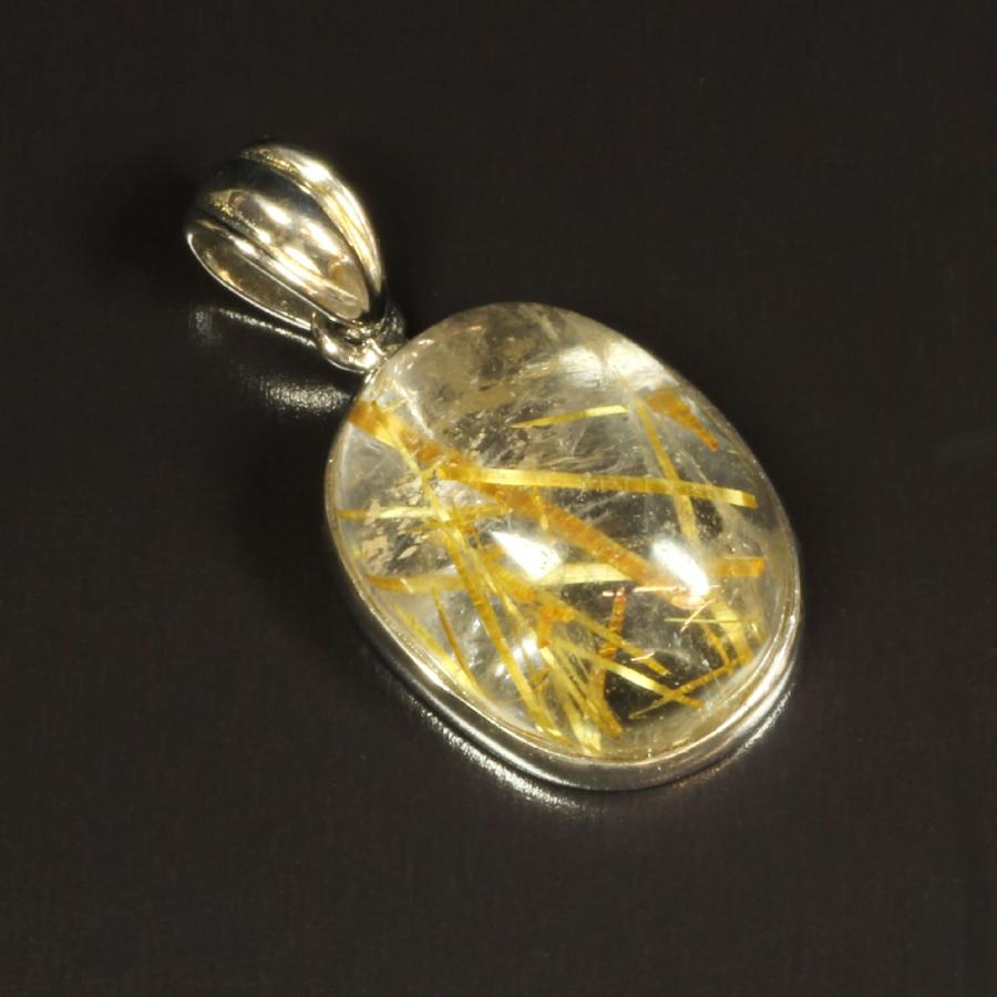 タイチンルチル クォーツ ペンダント 極上のクォリティ 一点物 SV925