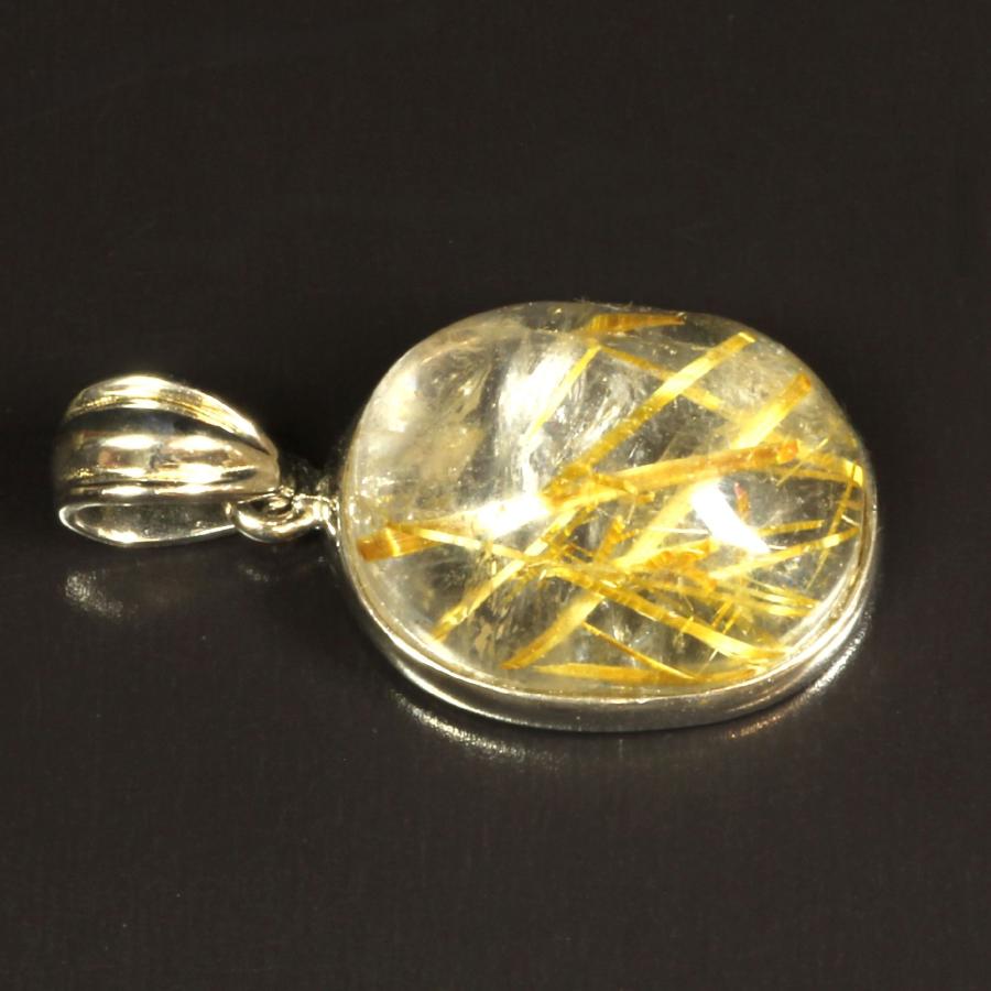 タイチンルチルペンダント タイチンルチル クォーツ ペンダント 極上のクォリティ 一点物