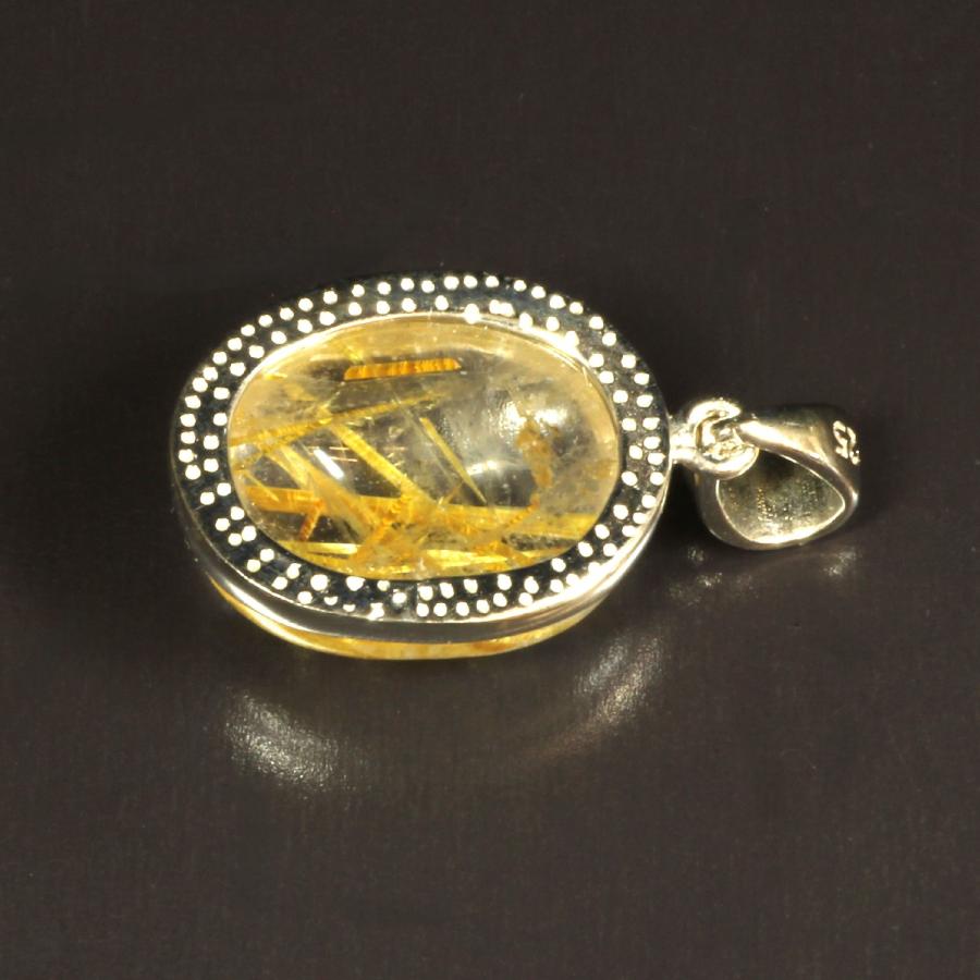 タイチンルチル クォーツ ペンダント 極上のクォリティ 一点物