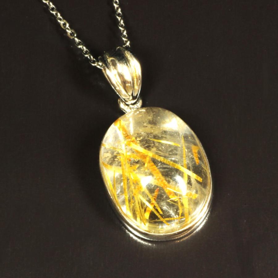 タイチンルチルクォーツ ペンダント タイチンルチル クォーツ ペンダント 極上のクォリティ 一点物