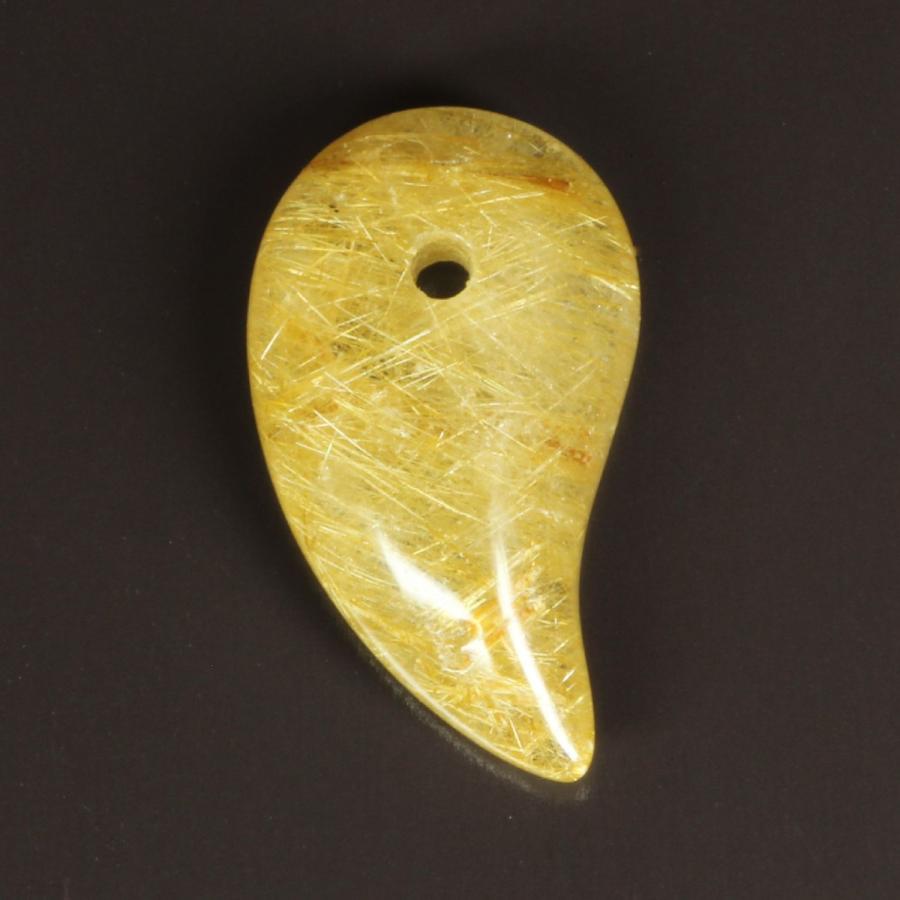 一点物 繊細な金針が魅力 ゴールドルチル 粒売り 10ミリ 輝く水晶の