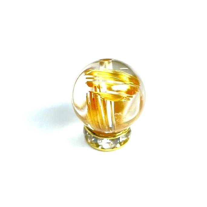 密集するルチルが美しい】おすすめ ９ミリ 現品一点物 1粒売り