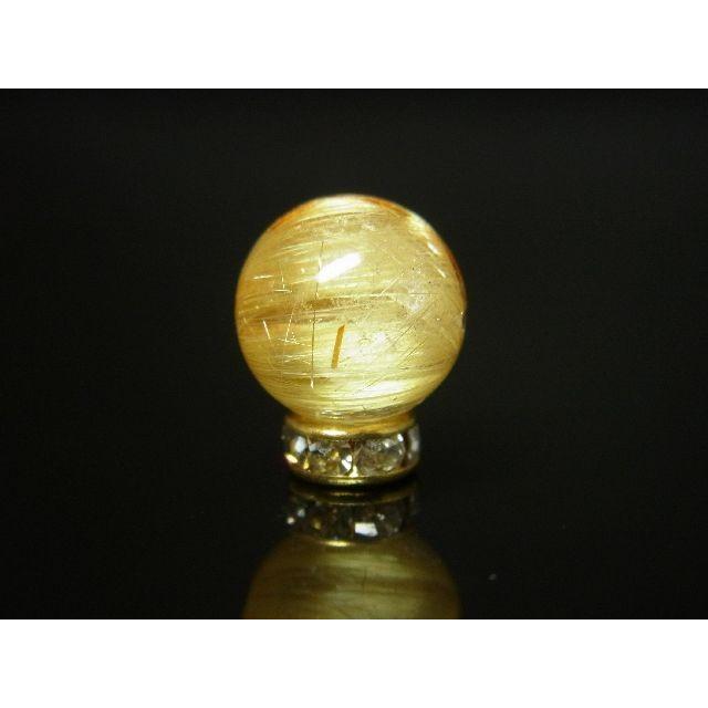 写真現物1点限り タイチンルチルクォーツ（金針水晶） 10ミリ 
