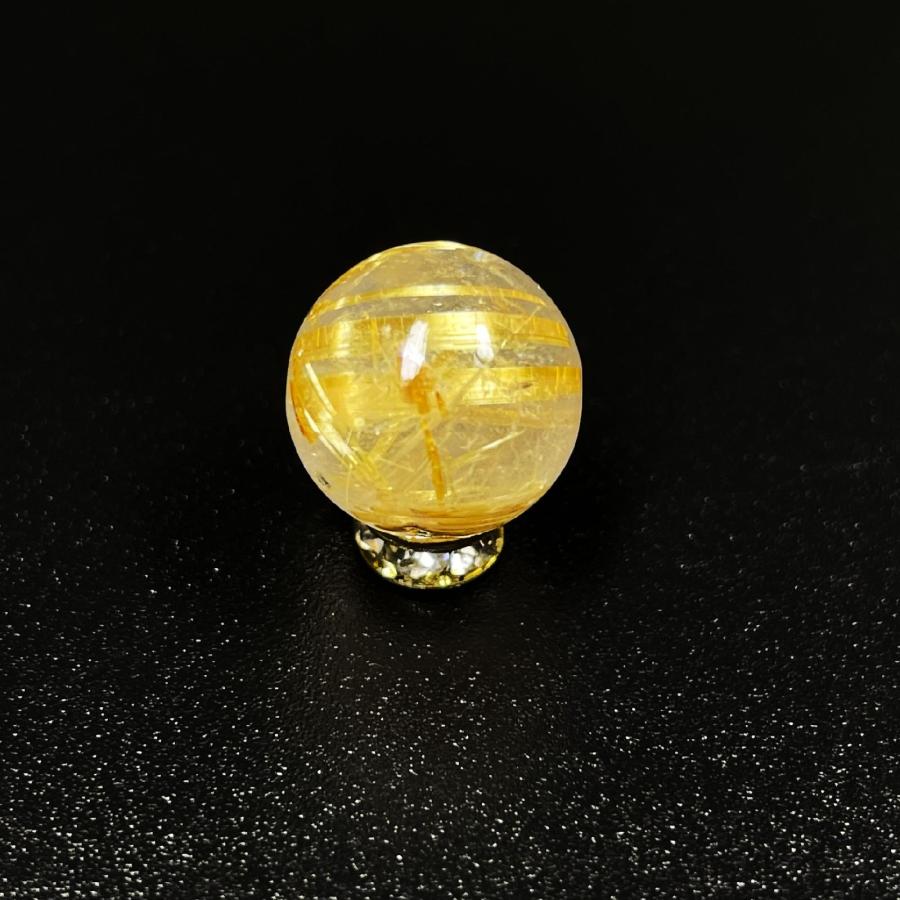 現品一粒売り 最高級金針水晶 タイチンルチル10ミリ粒 透明感