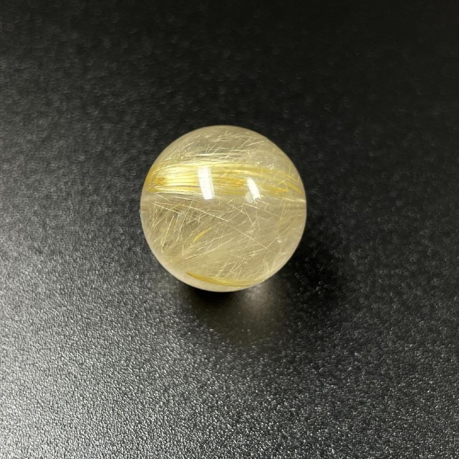 インパクト大!! 15ミリ 一点物 1粒売り ゴールド タイチンルチル 