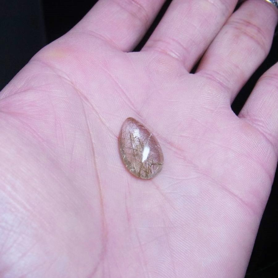 おすすめ 一点物 シルバールチル ルース 裸石 銀針水晶 不思議な力 天然石 人気 ネックレス ペンダント 指輪の画像