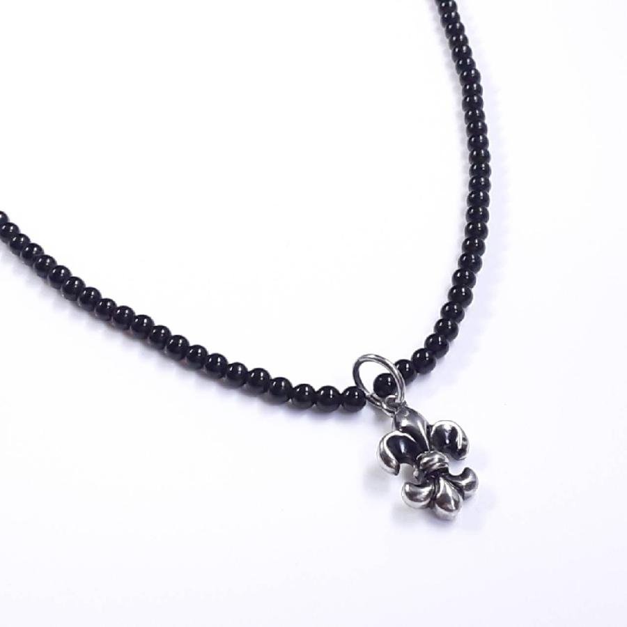 とにかく売れてます!! フレアクロス ブラックオニキス 天然石 ネックレス 漆黒 アクセサリー  送料無料 / 京海堂 |  | 14