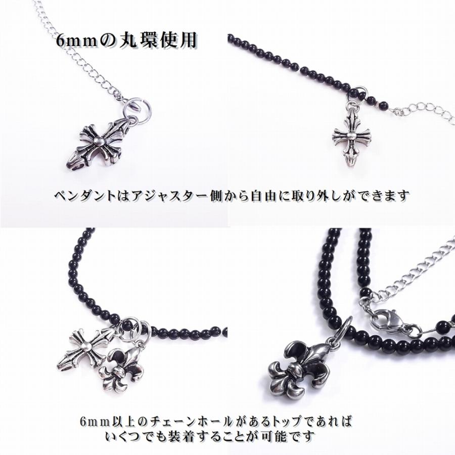 とにかく売れてます!! フレアクロス ブラックオニキス 天然石 ネックレス 漆黒 アクセサリー  送料無料 / 京海堂 |  | 04