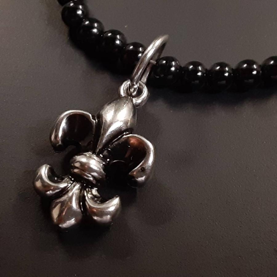 とにかく売れてます!! フレアクロス ブラックオニキス 天然石 ネックレス 漆黒 アクセサリー  送料無料 / 京海堂 |  | 08