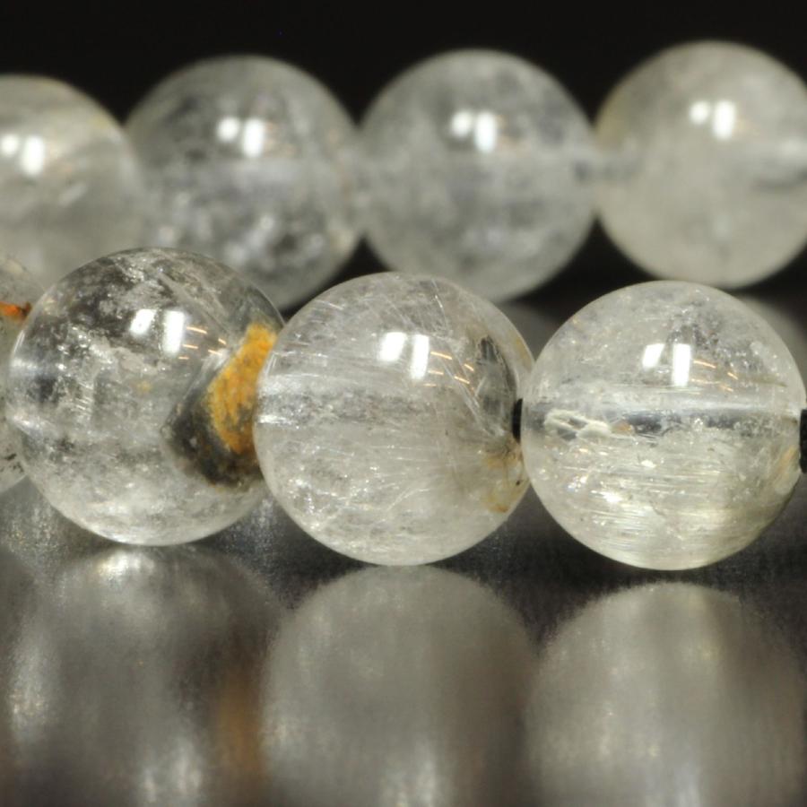 プラチナルチル ブレスレット 白銀が眩しい  9ミリ  一点物 21g  PR101  【開運セット】 銀針水晶 お守り効果 京海堂  パワーストーン 天然石アクセサリーの画像