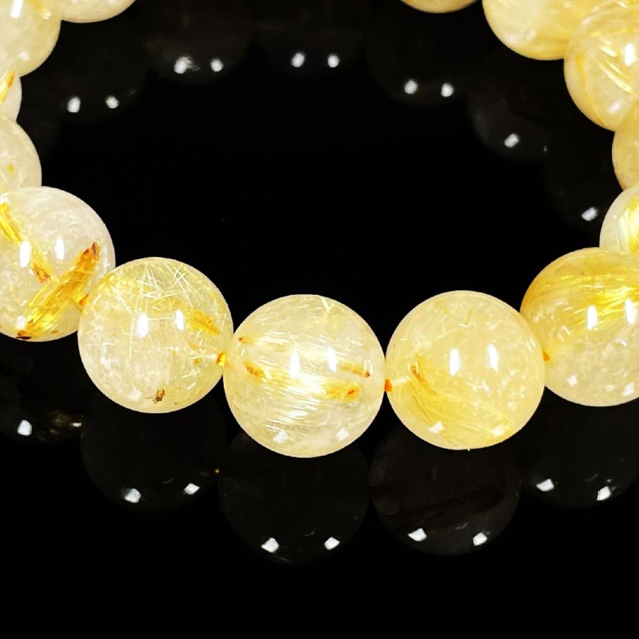 お買い得】１３ミリ お試し価格 一点物 ゴールドルチル ブレスレット